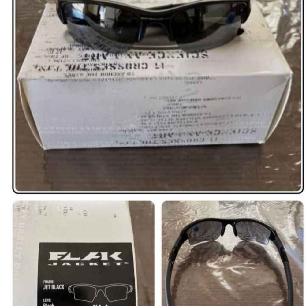 Oakley Flak Jacket Sunglasses - Jet Black